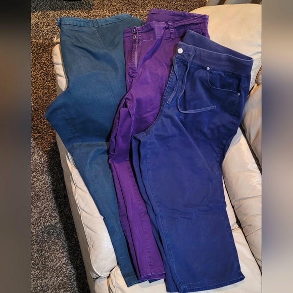Pants - 3 Pairs Size 20 Pants, Avenue & Pantology